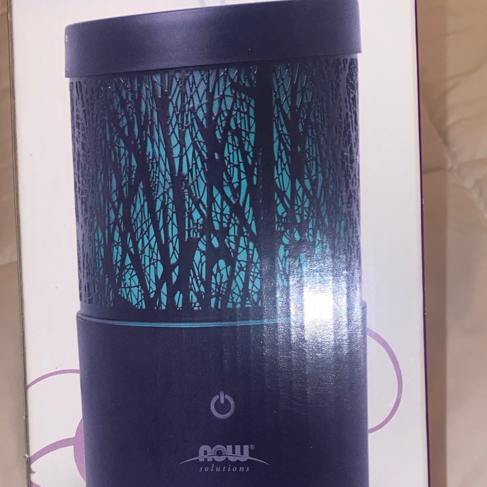NOW Ultrasonic Metal Touch Oil Diffuser  in Teal and Black